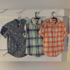 Boys sz S (6/7) button down shirt bundle
